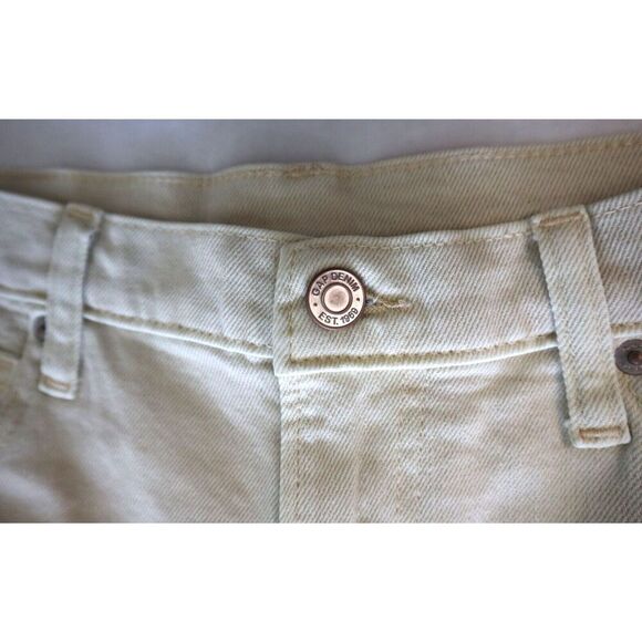 GAP Women's Sz 31/12 S Beach Pebble/Beige High-Rise Stride Wide-Leg Jeans - Picture 7 of 13